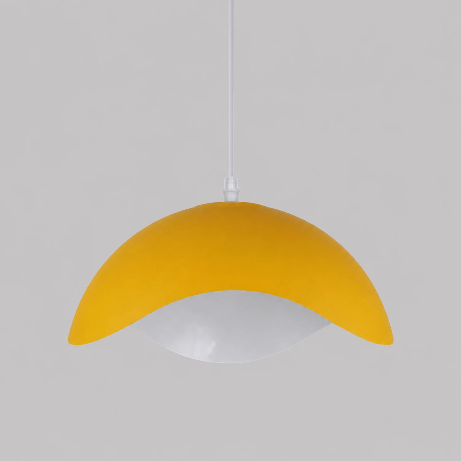 Morandi Colorful Shade Single Pendant Lights, Wood & Metal - Lumpaz