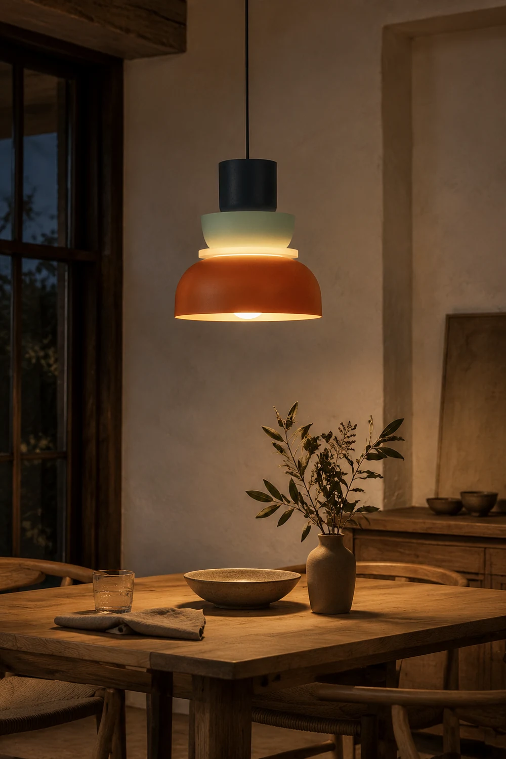 Morandi Pendant Light, Island, Contrast Color, Industrial - Lumpaz