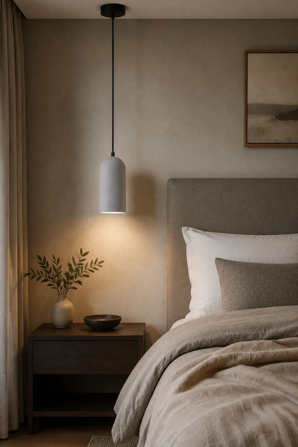 U Concrete Pendant Lamp - Lumpaz