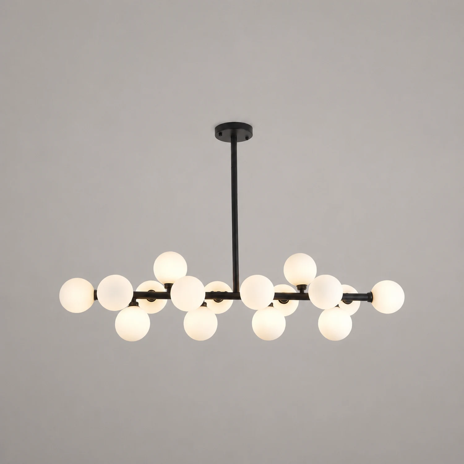Valentina Chandelier Bubble, Magic Beans, Glass, Dining Room - Lumpaz