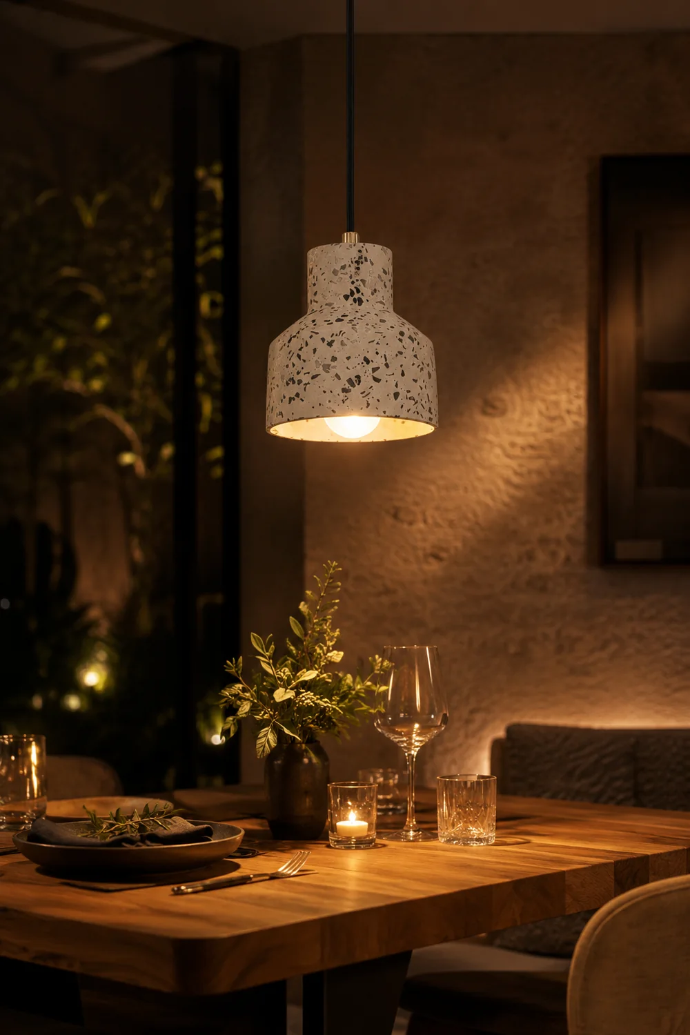 Morandi Pendant Light, Cement, Modern & Industrial, 4 Color - Lumpaz