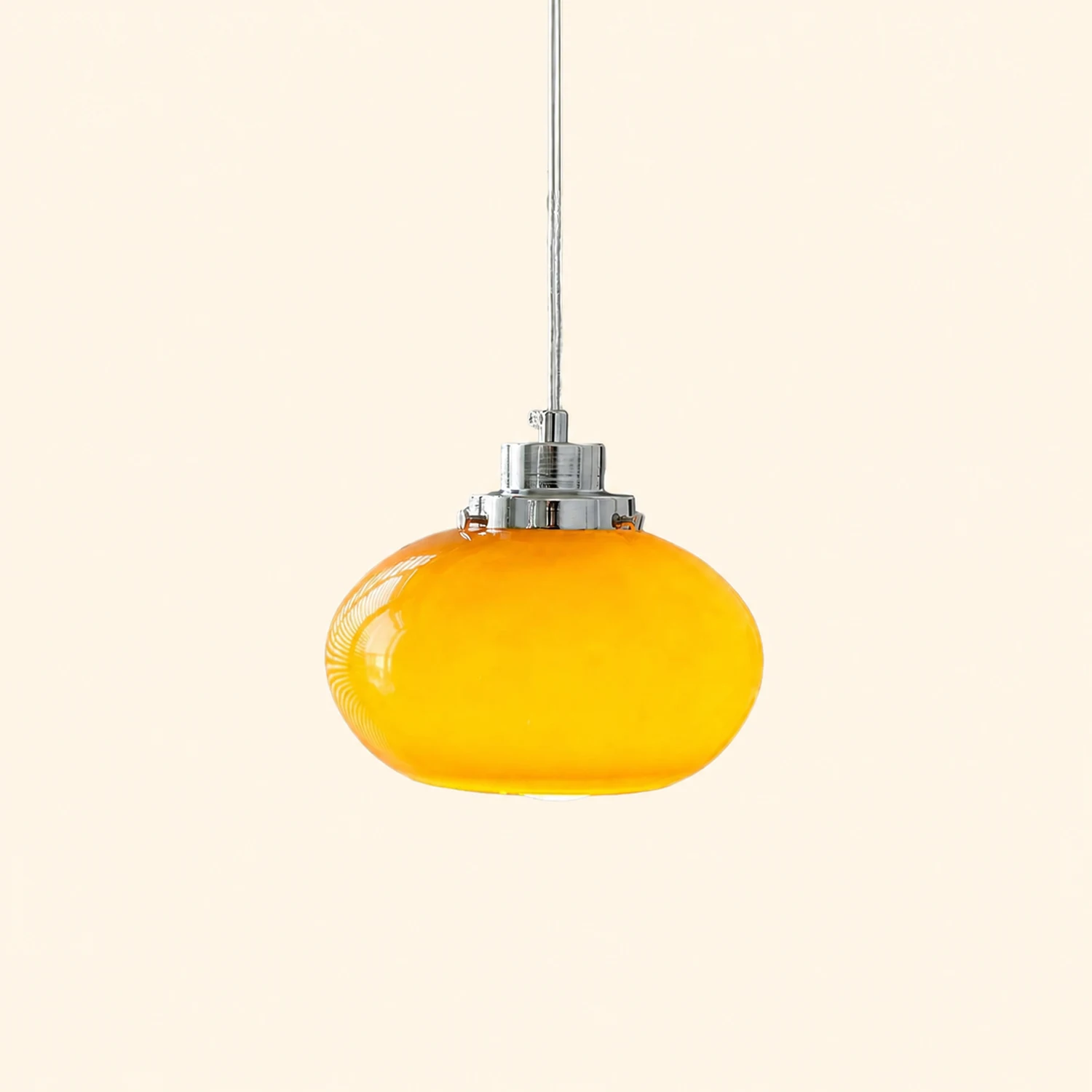 Oval Persimmon Pendant Light - Lumpaz