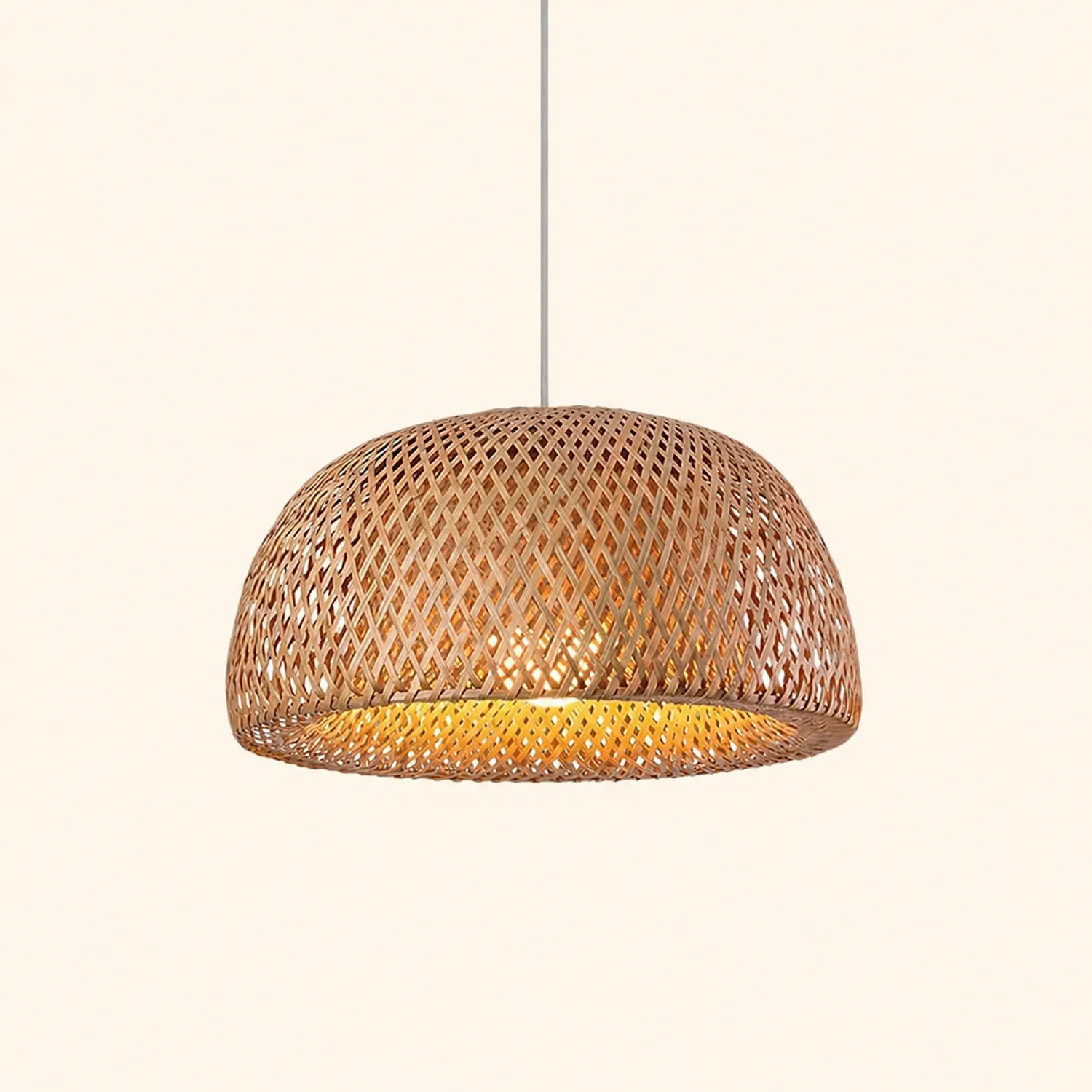 Bamboo Braided Pendant Lamp - Lumpaz