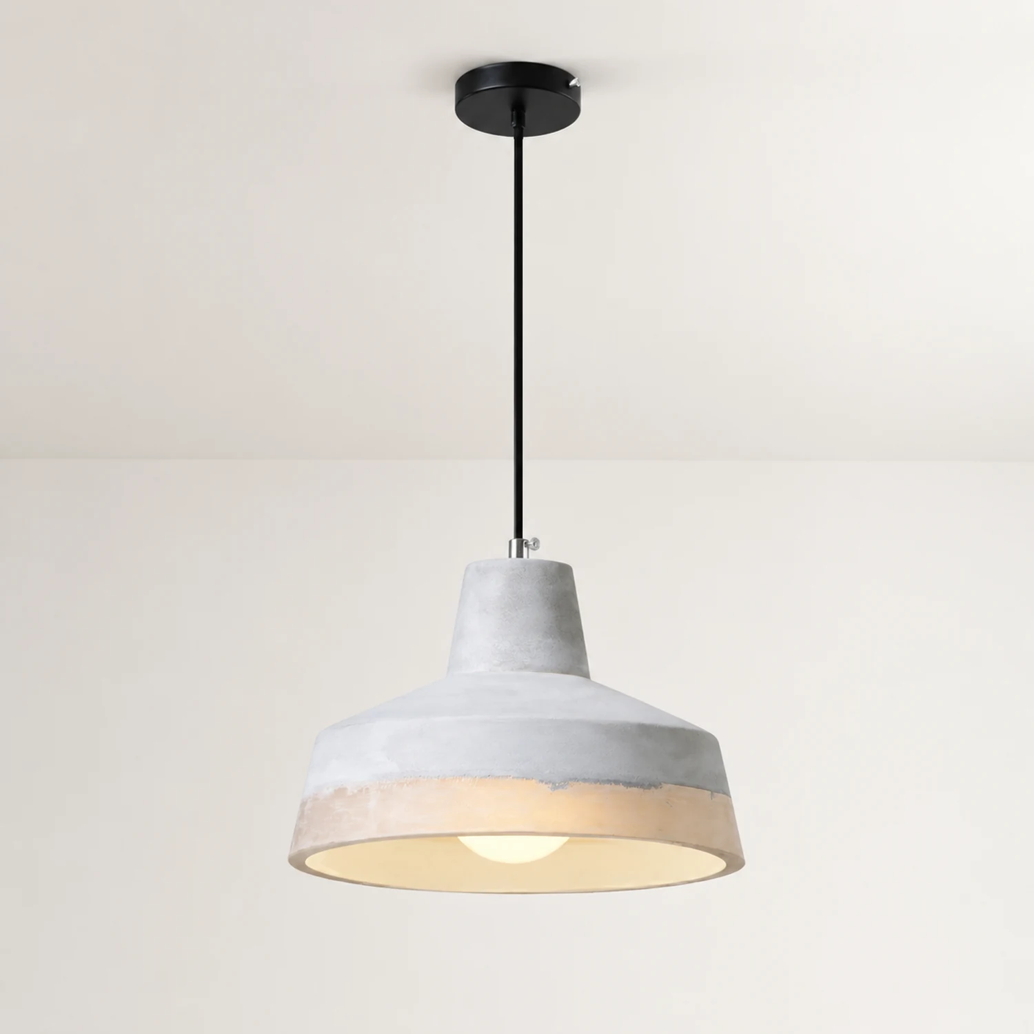 Delia Cement Pendant Light - Lumpaz