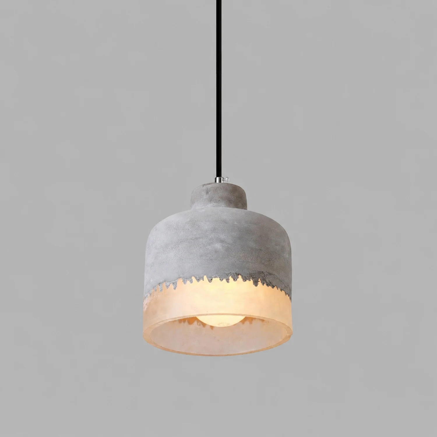 Delia Cement Pendant Light - Lumpaz