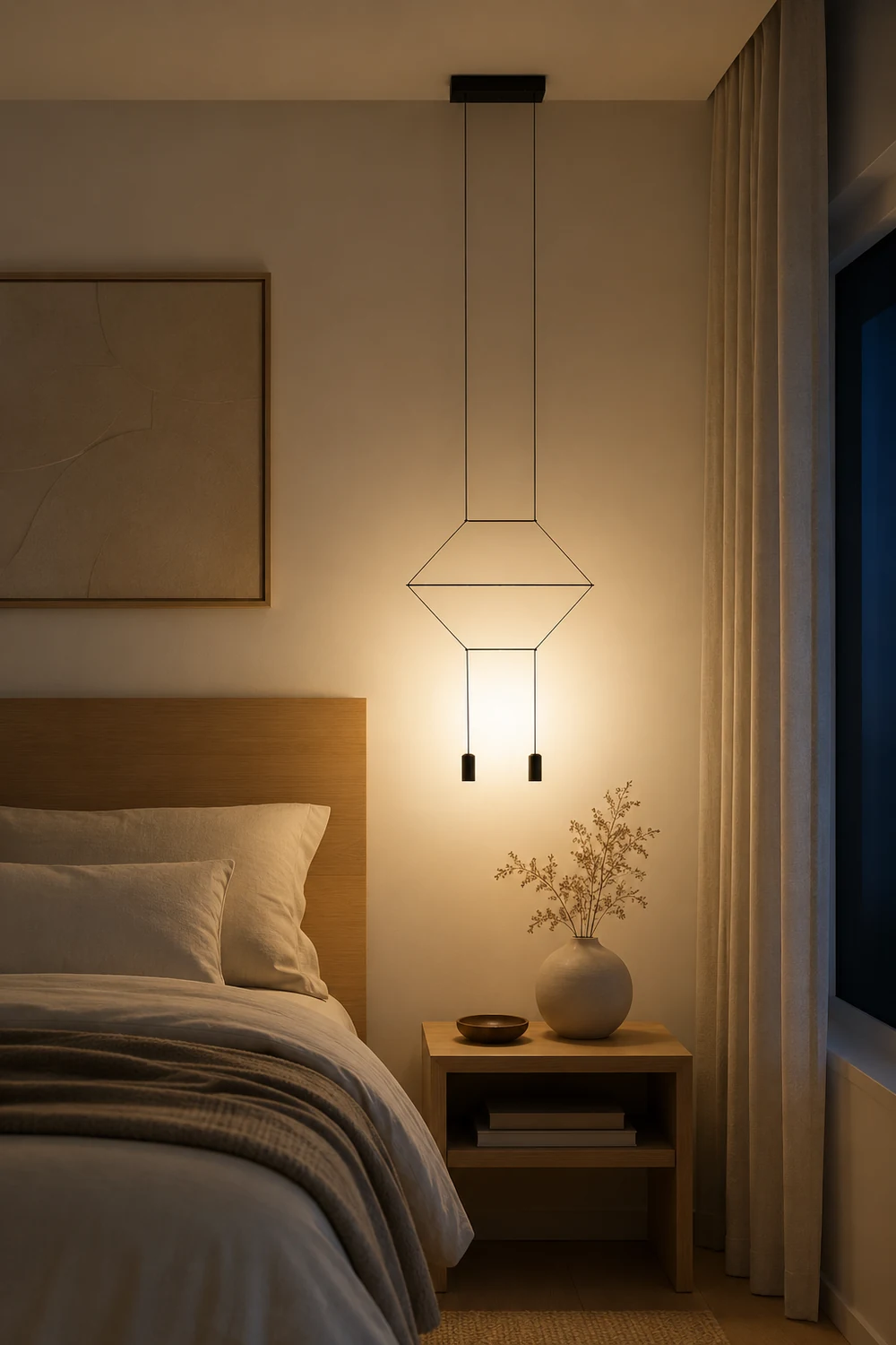 Line Art Pendant Light - Lumpaz