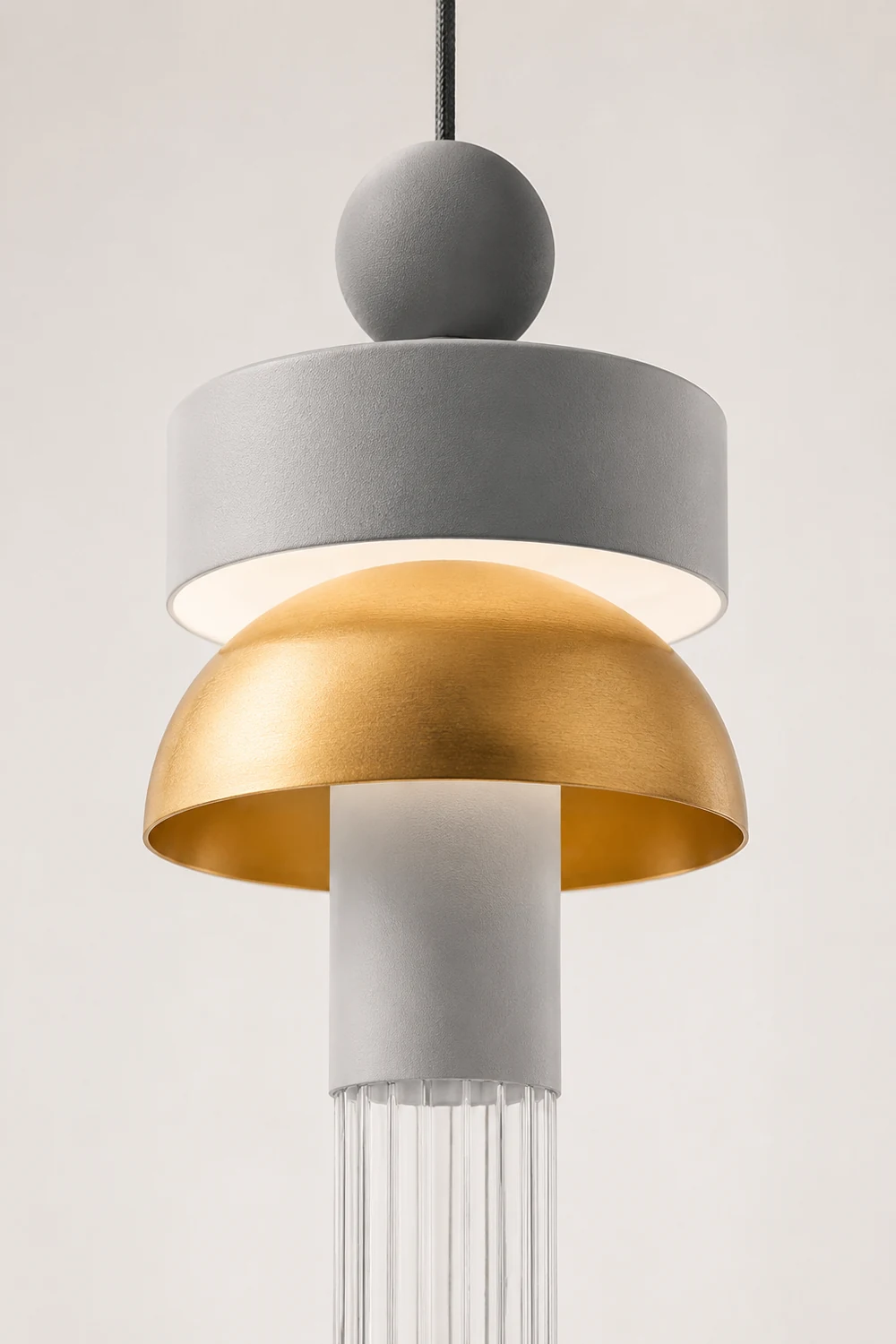 Colon Modern Tassel Metal Pendant Light - Lumpaz
