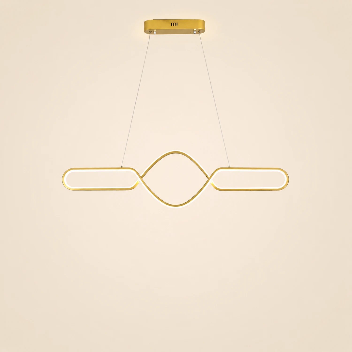 Bouvet Nordic Geometric Cross-Linear Pendant Light - Lumpaz