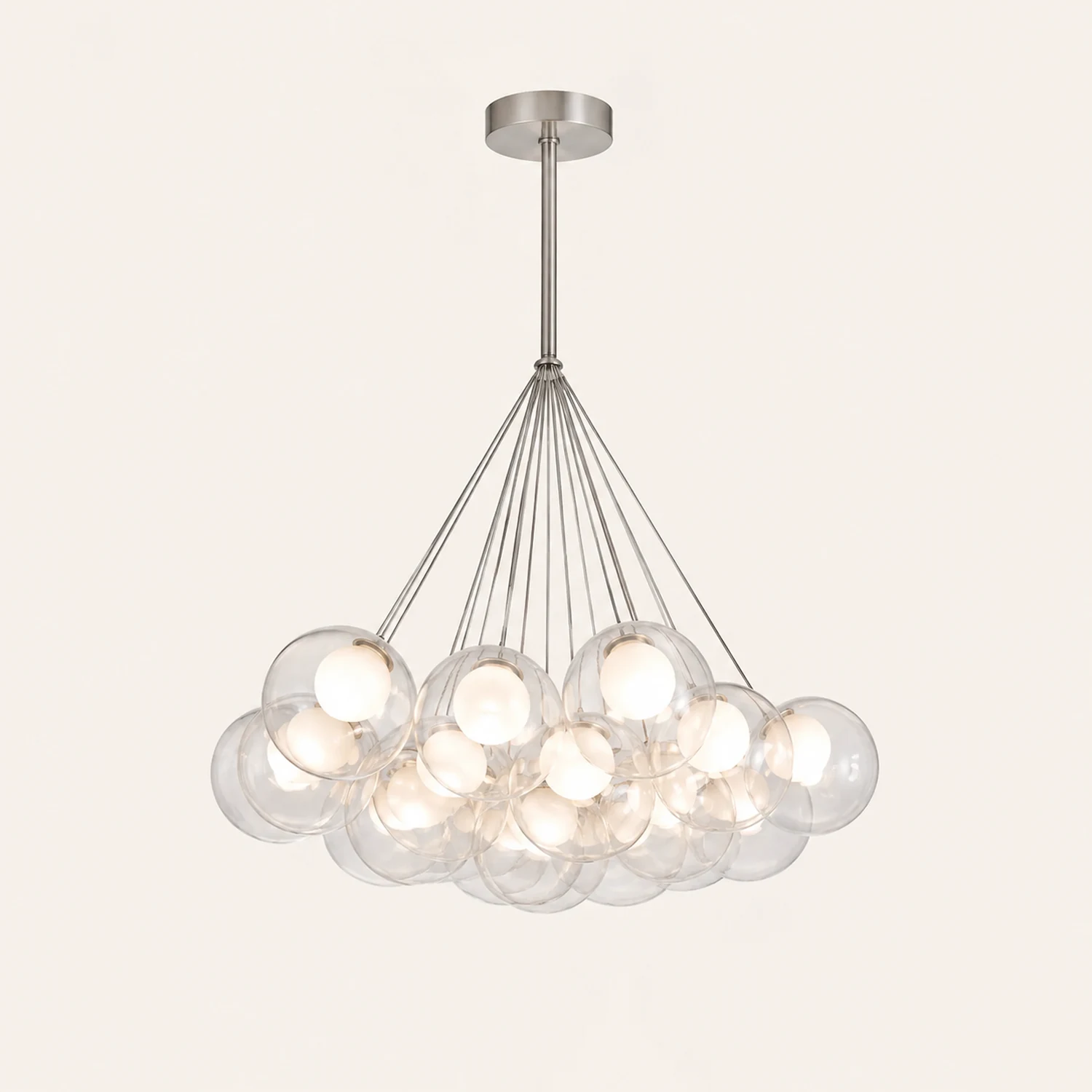 Valentina Modern Bubble Acylic Pendant Light, 5 Style - Lumpaz
