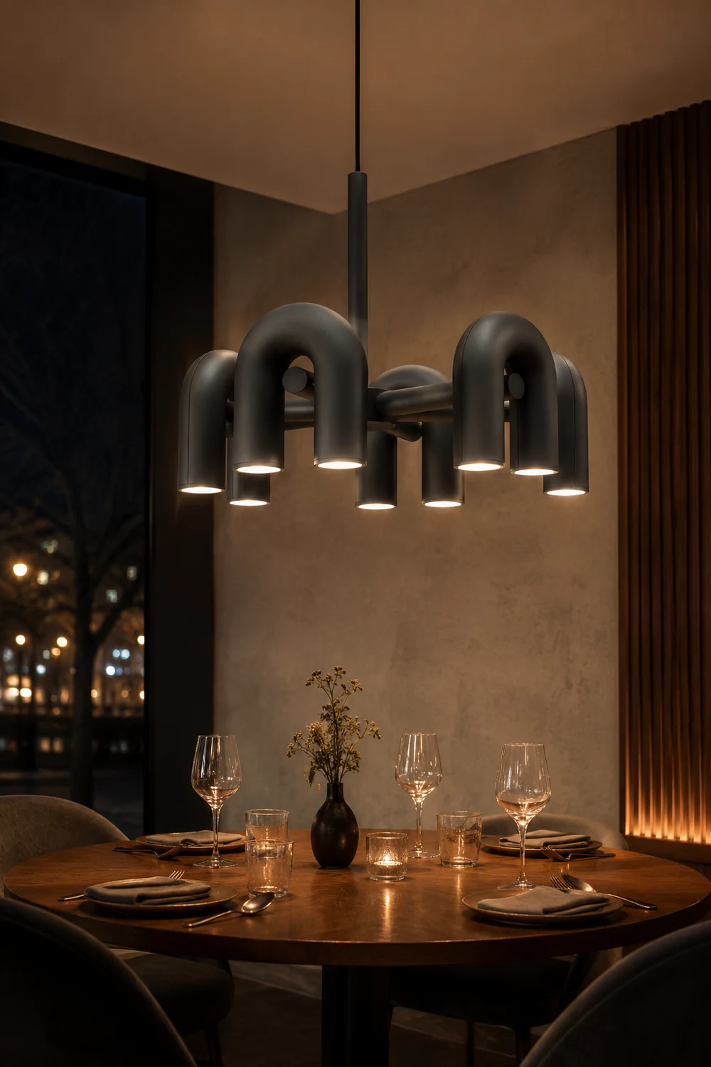 Felix Pendant Light, 4/6 Head - Lumpaz