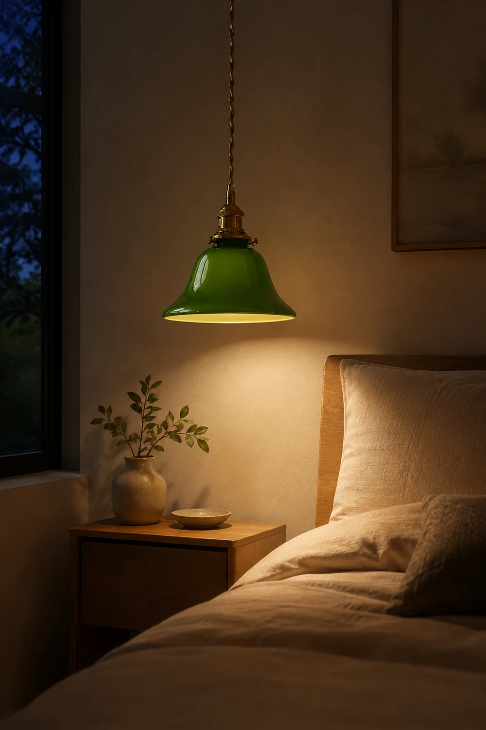 Green Bell Pendant Light - Lumpaz