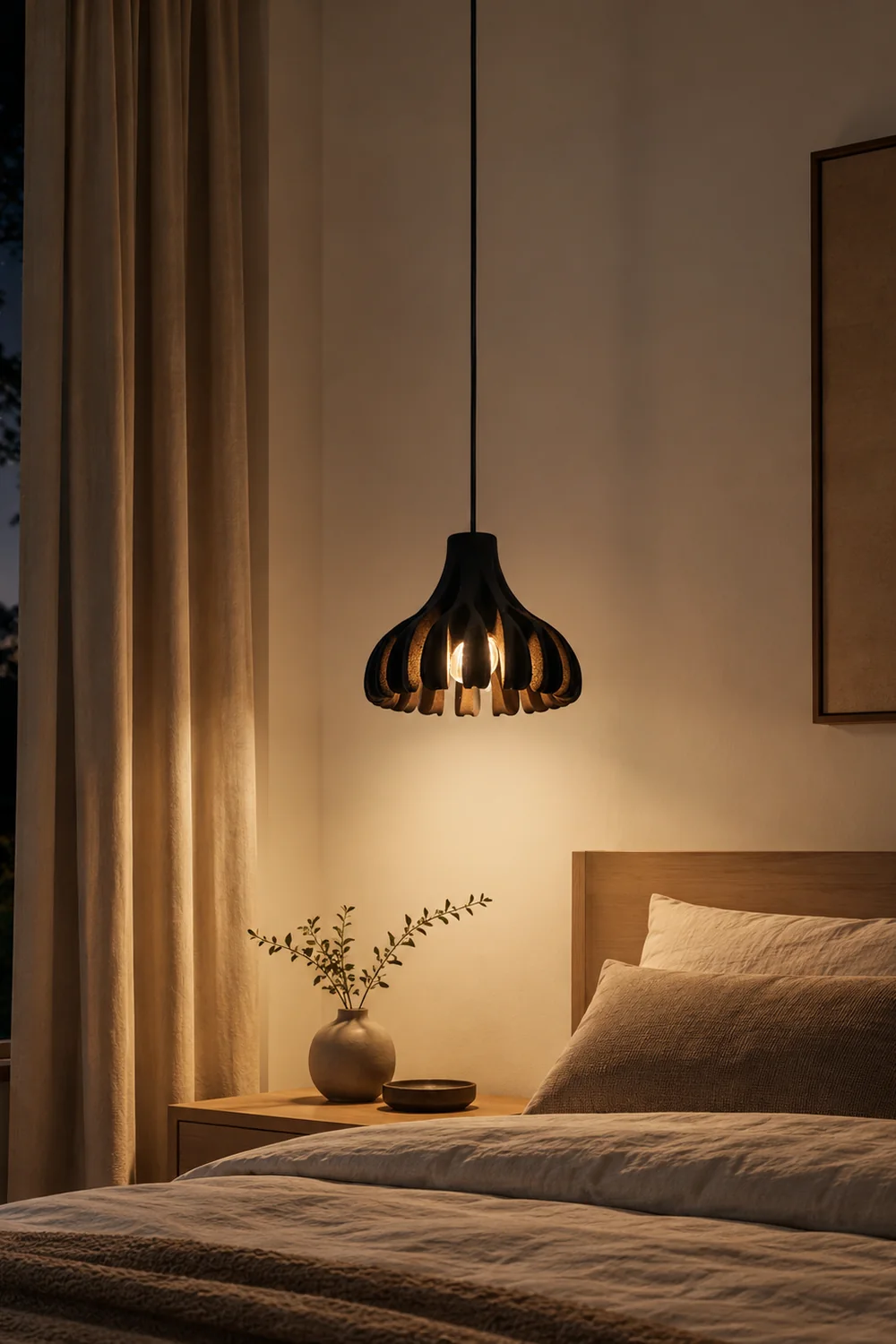 Coral Resin Pendant Lamp - Lumpaz