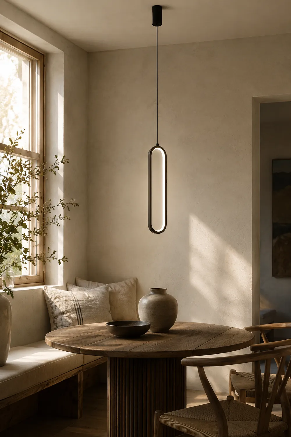 Long Oval LED Pendant Lamp - Lumpaz
