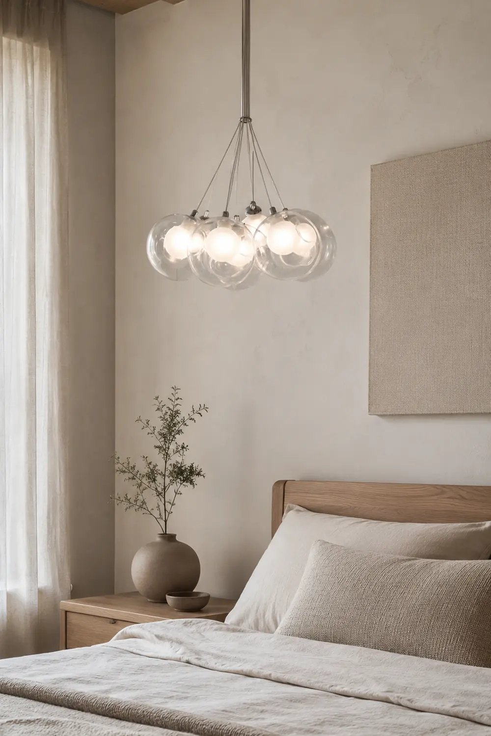 Valentina Modern Bubble Acylic Pendant Light, 5 Style - Lumpaz