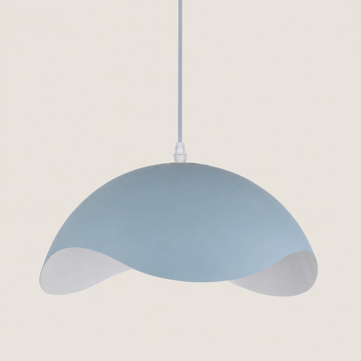 Morandi Colorful Shade Single Pendant Lights, Wood & Metal - Lumpaz