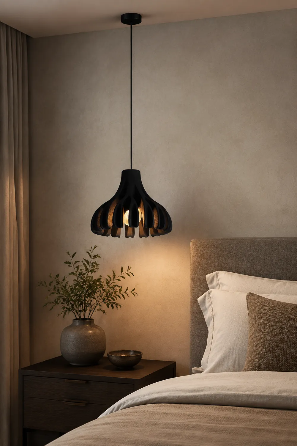 Coral Resin Pendant Lamp - Lumpaz