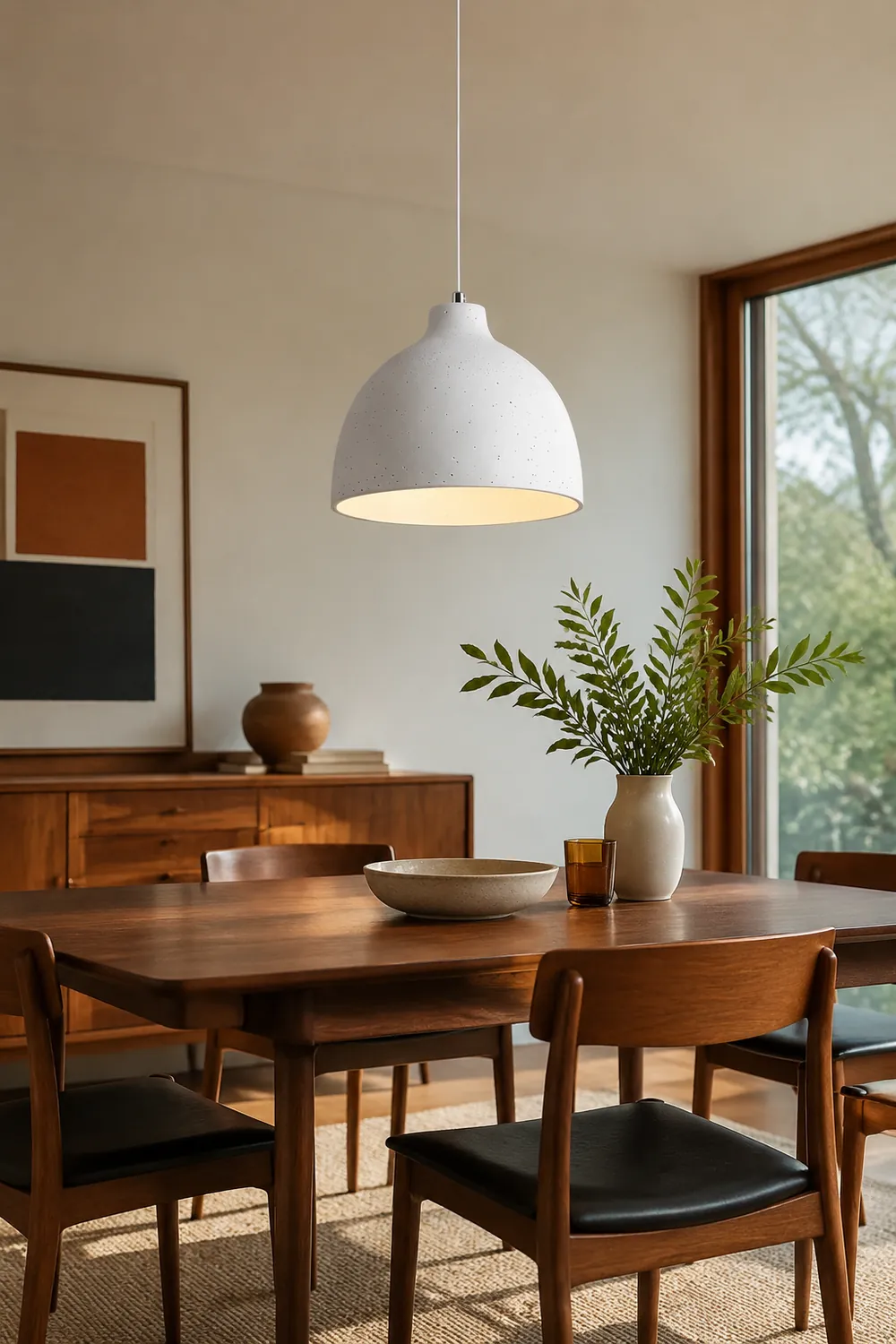 Resin Bowl Pendant Lamp - Lumpaz