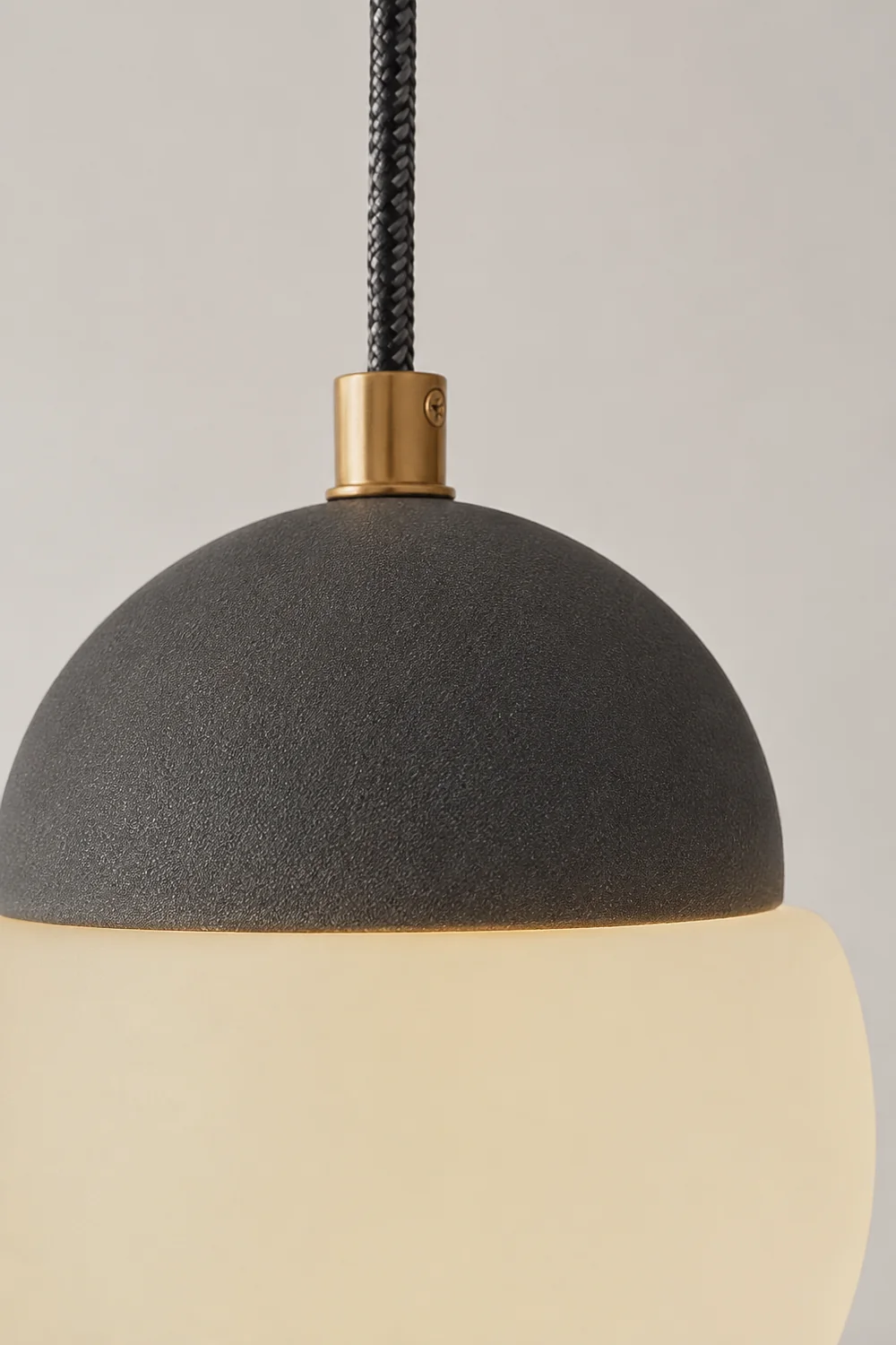 Cement Eclipse Pendant Lamp - Lumpaz