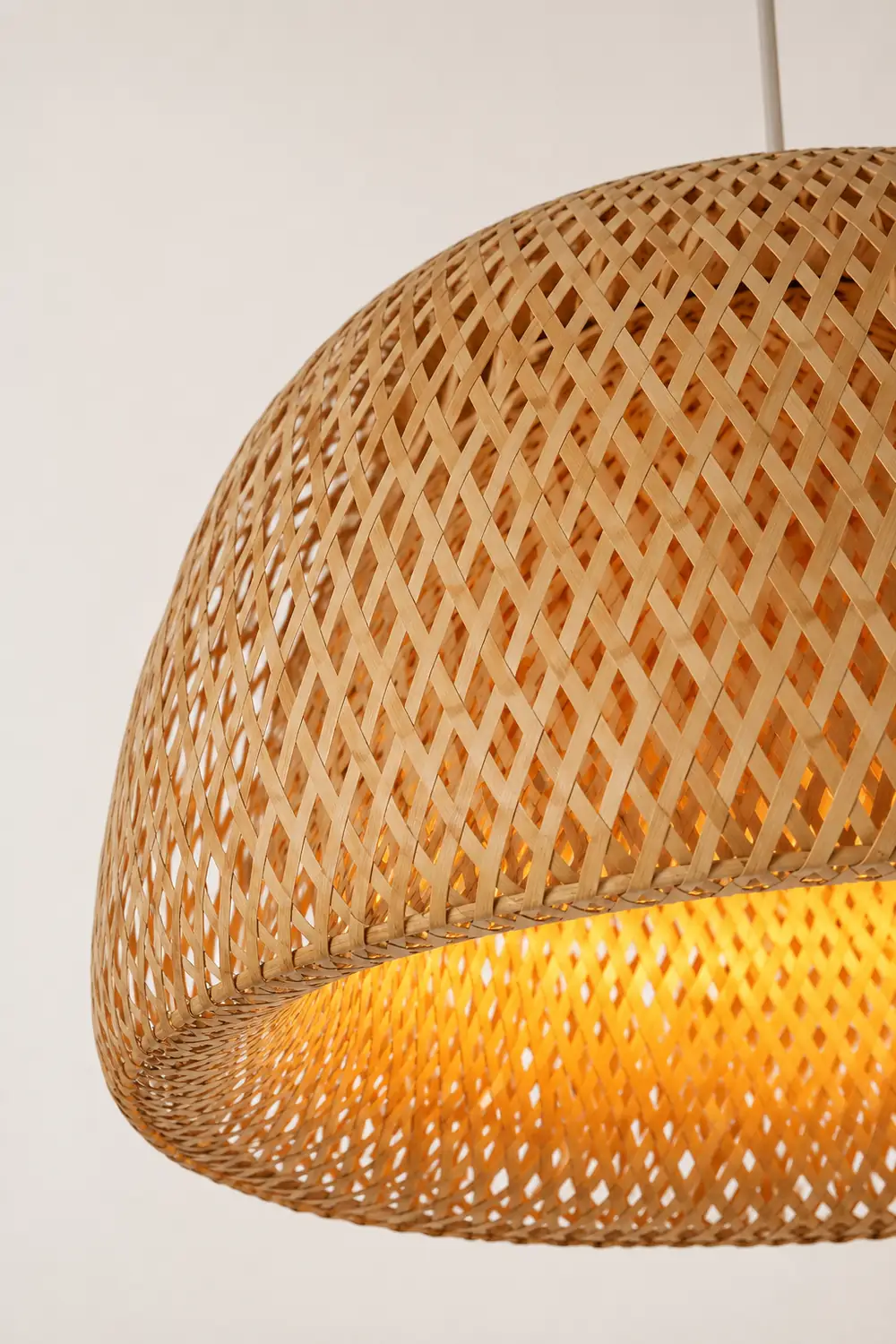 Bamboo Braided Pendant Lamp - Lumpaz