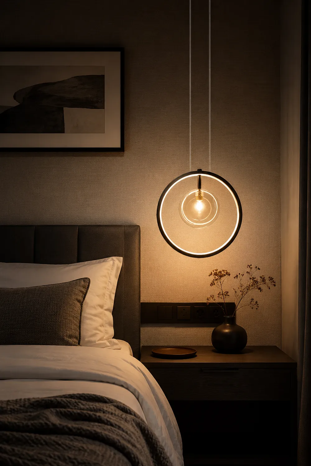 Nordic Glass Bubbles LED Modern Pendant Light For Dining Room - Lumpaz