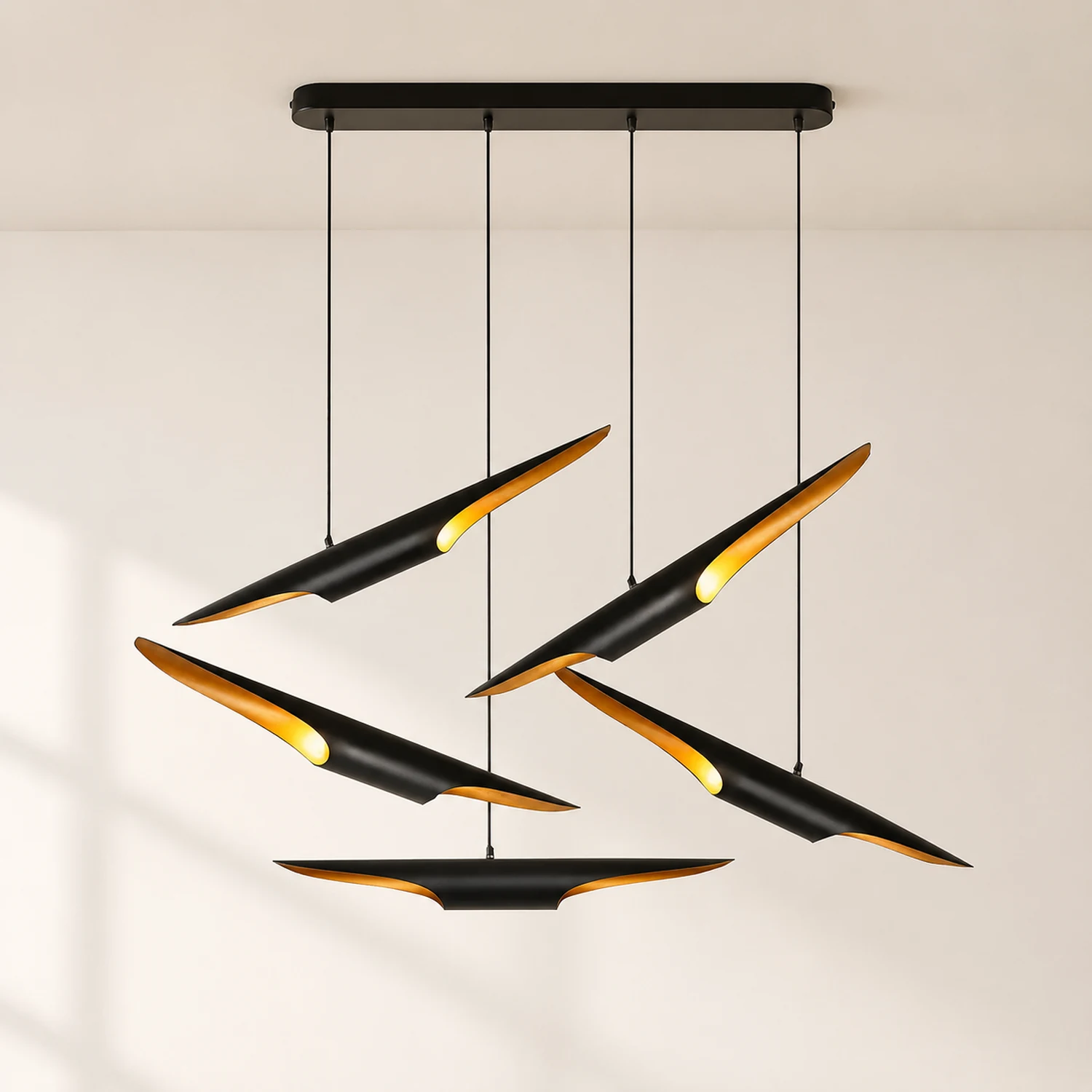 Coltrane Pipe Pendant Lights - Lumpaz