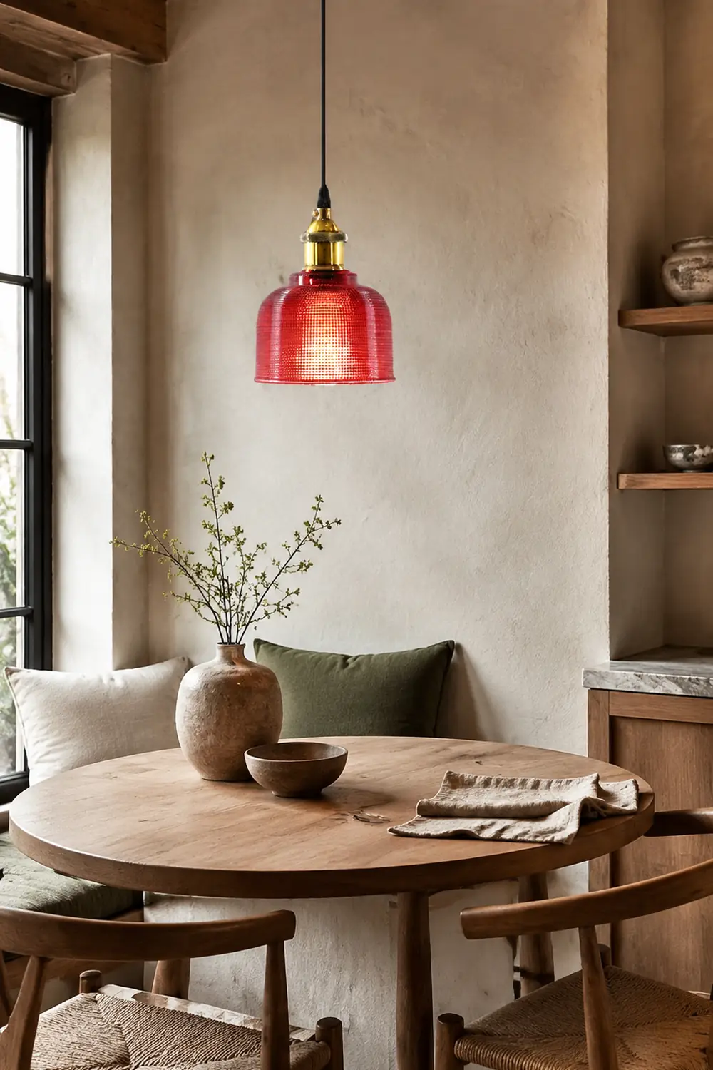 Hailie Glass Art Deco Pendant Lights,Colorful - Lumpaz