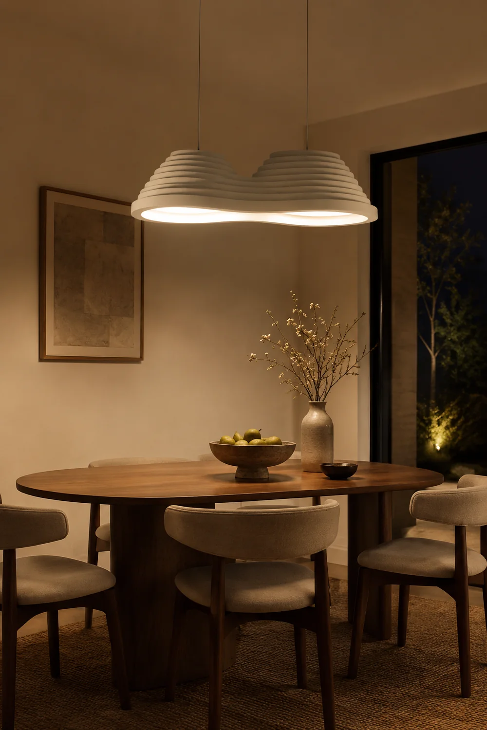 Rice Field Acoustic Pendant Lamp - Lumpaz