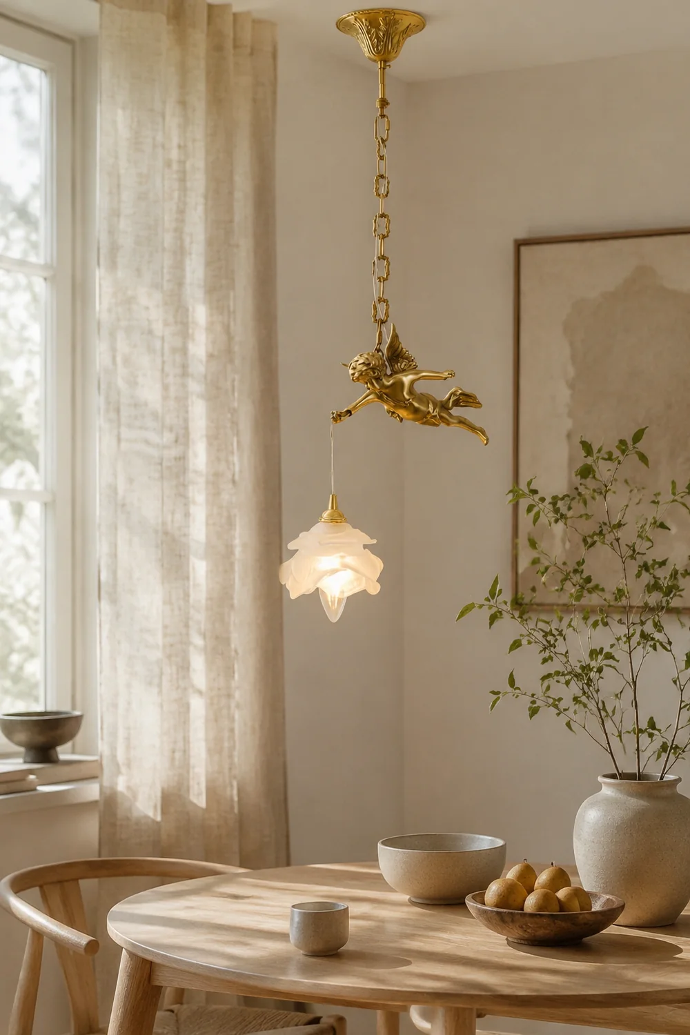 Vintage Angel Pendant Light - Lumpaz