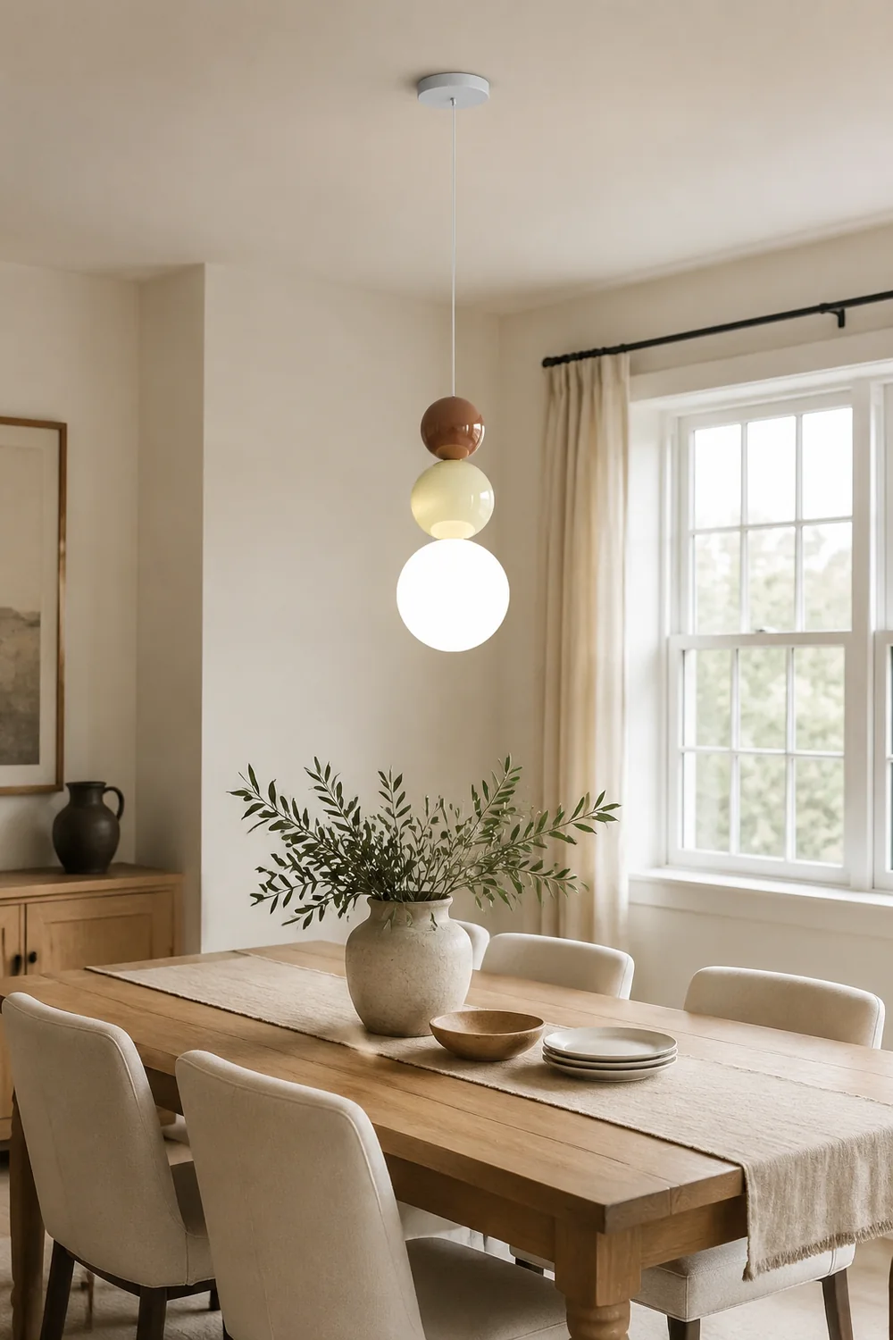 Acrylic Three Ball Pendant Lamp - Lumpaz