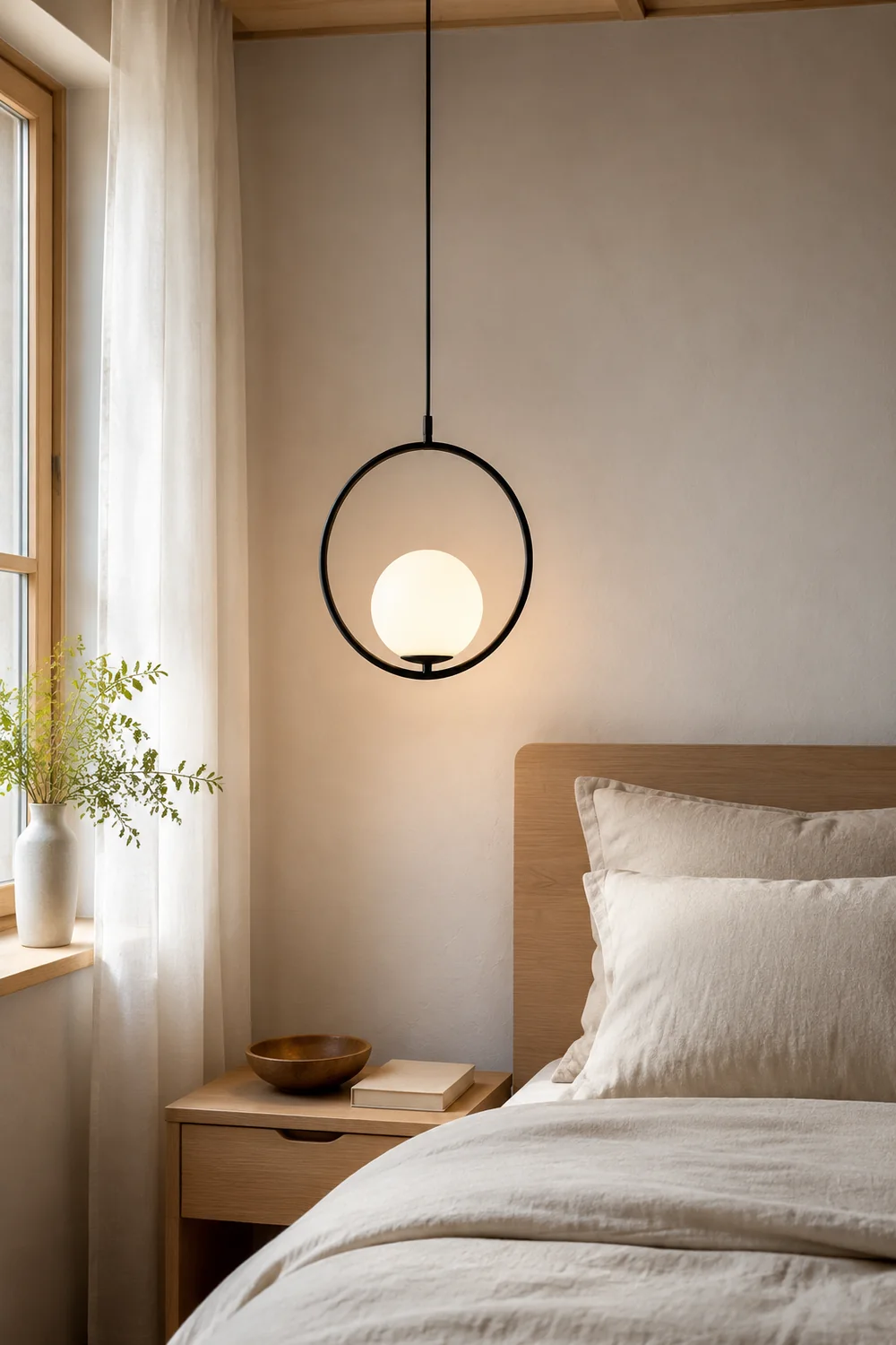 Valentina Modern Globe Metal/Glass Pendant Light, 3 Style - Lumpaz