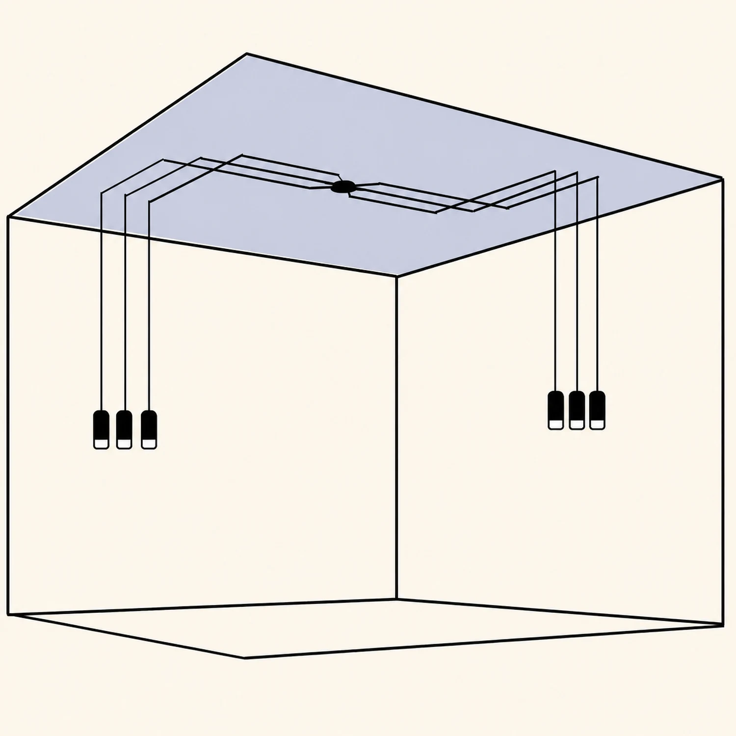 Line Form Pendant light - Lumpaz