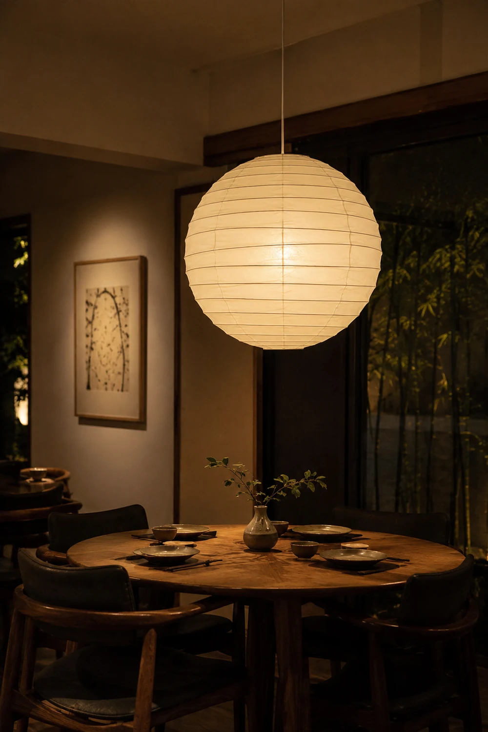 Washi Paper Pendant Lamp - Lumpaz