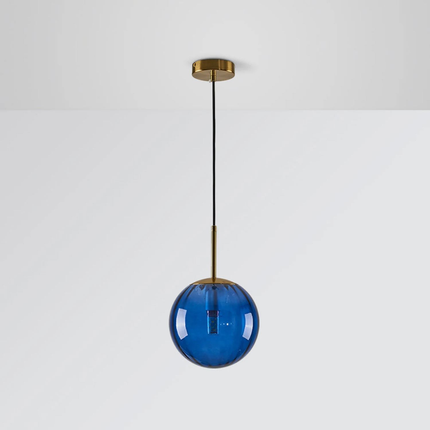 Hailie Modern Pendant Light Clear Bubble Gradient, Glass - Lumpaz