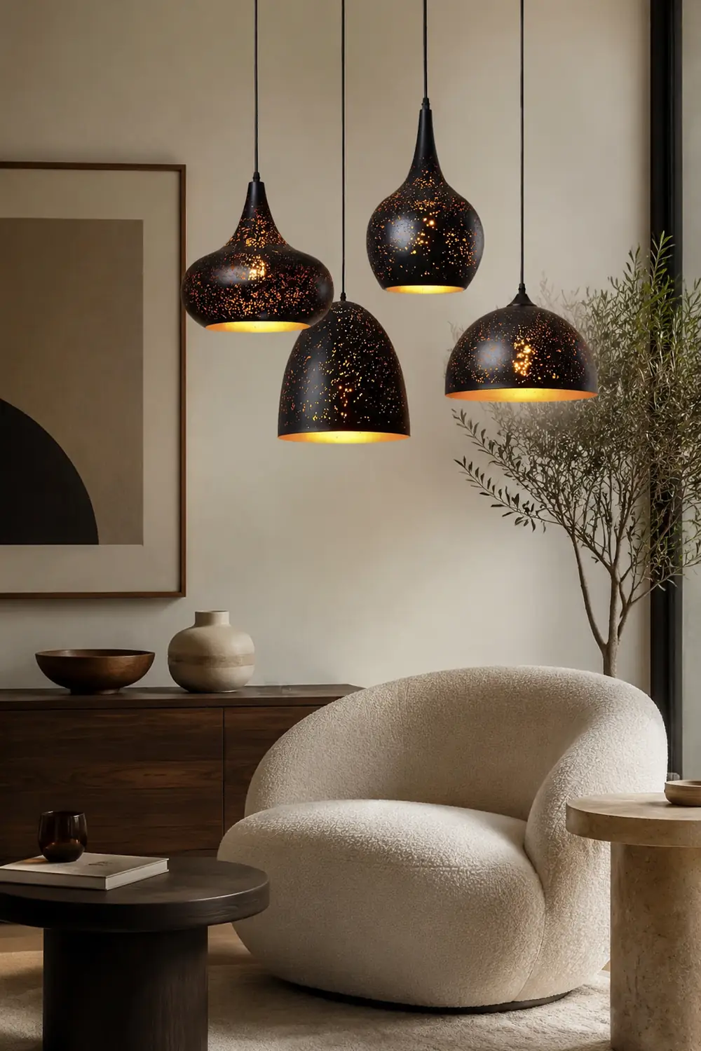Hollow Industrial Pendant Lamp - Lumpaz