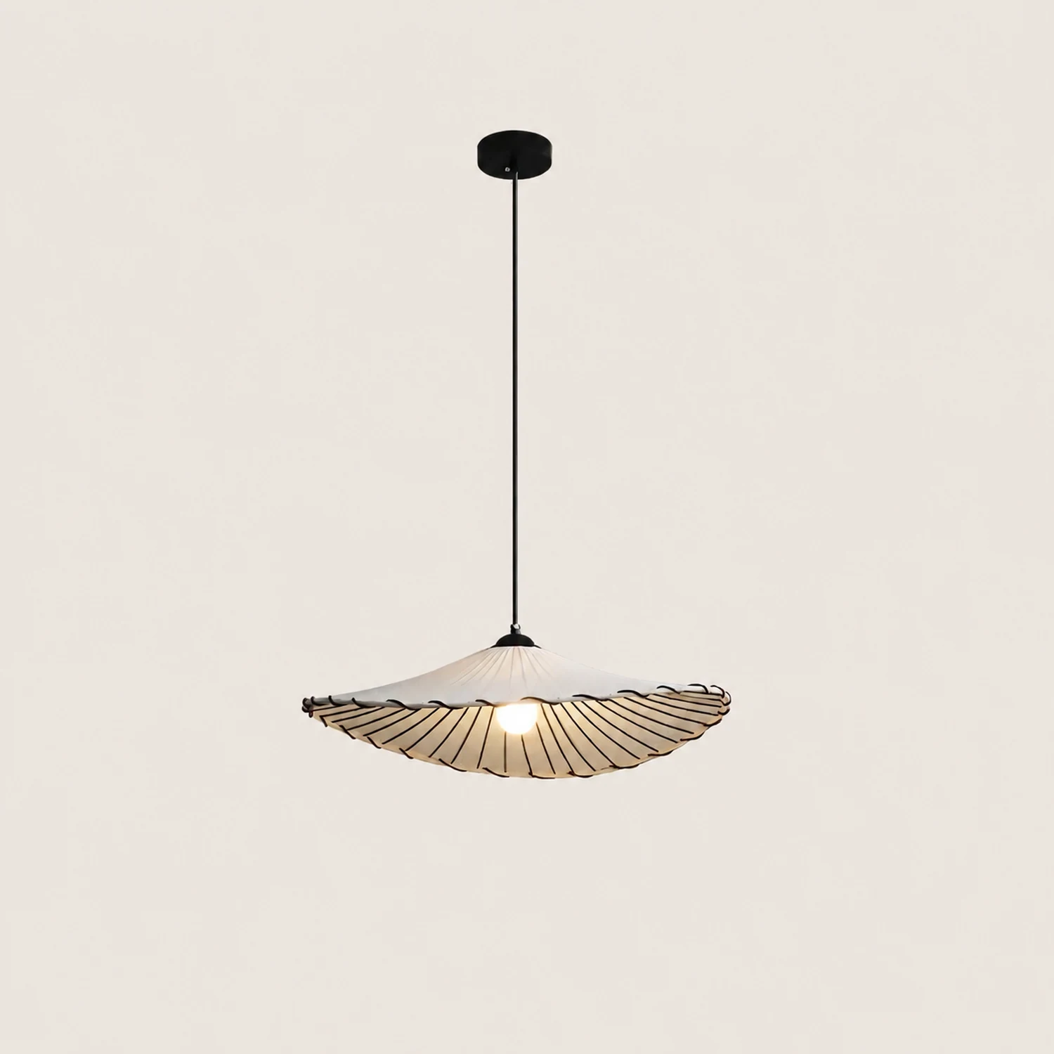 Lotus Leaf Fabric Pendant Light - Lumpaz