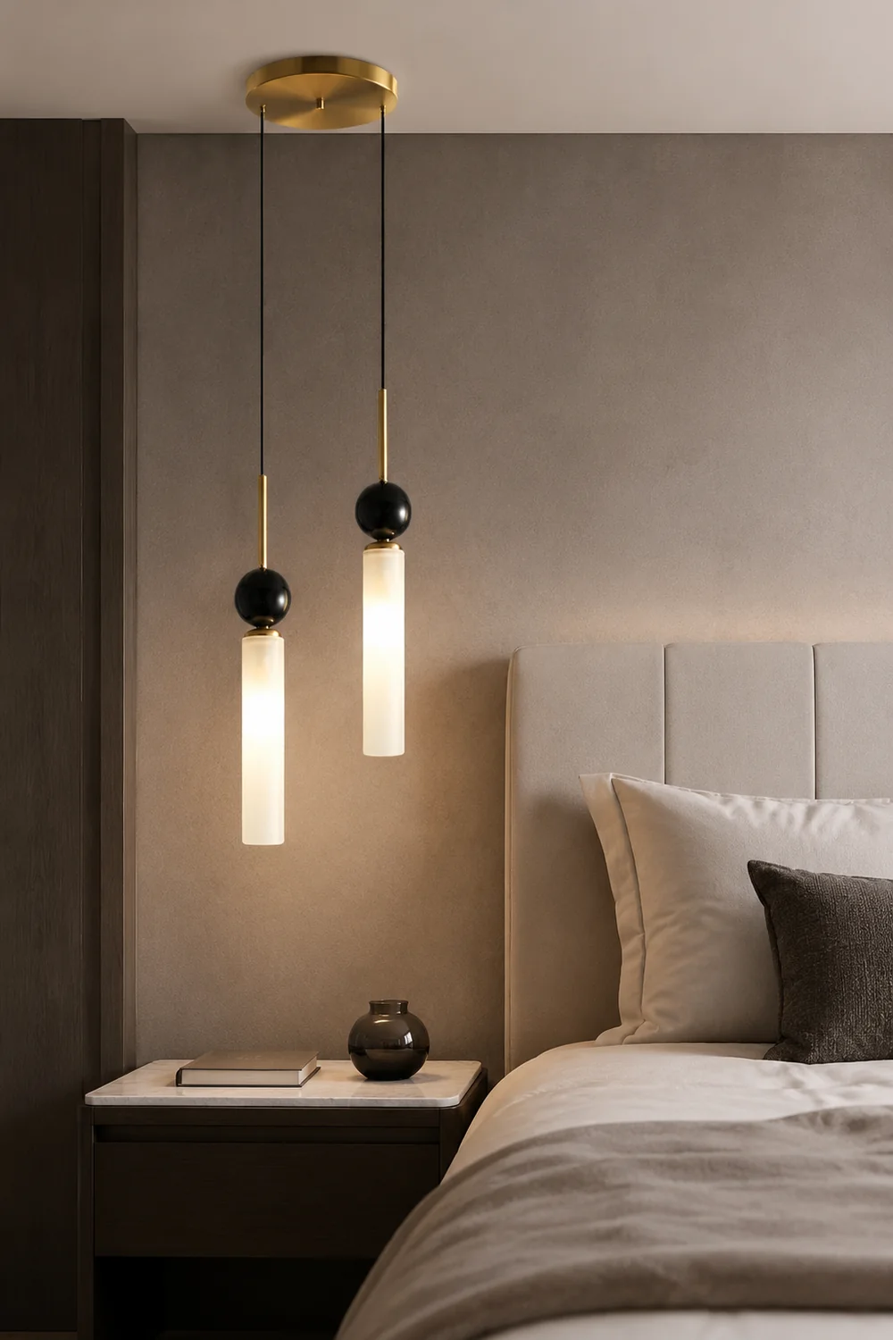 Marble Vertical Pendant Lamp - Lumpaz