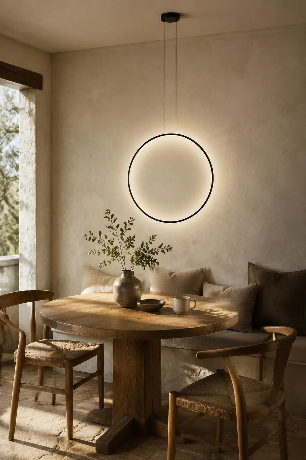Nightfall Circle Pendant Light - Lumpaz