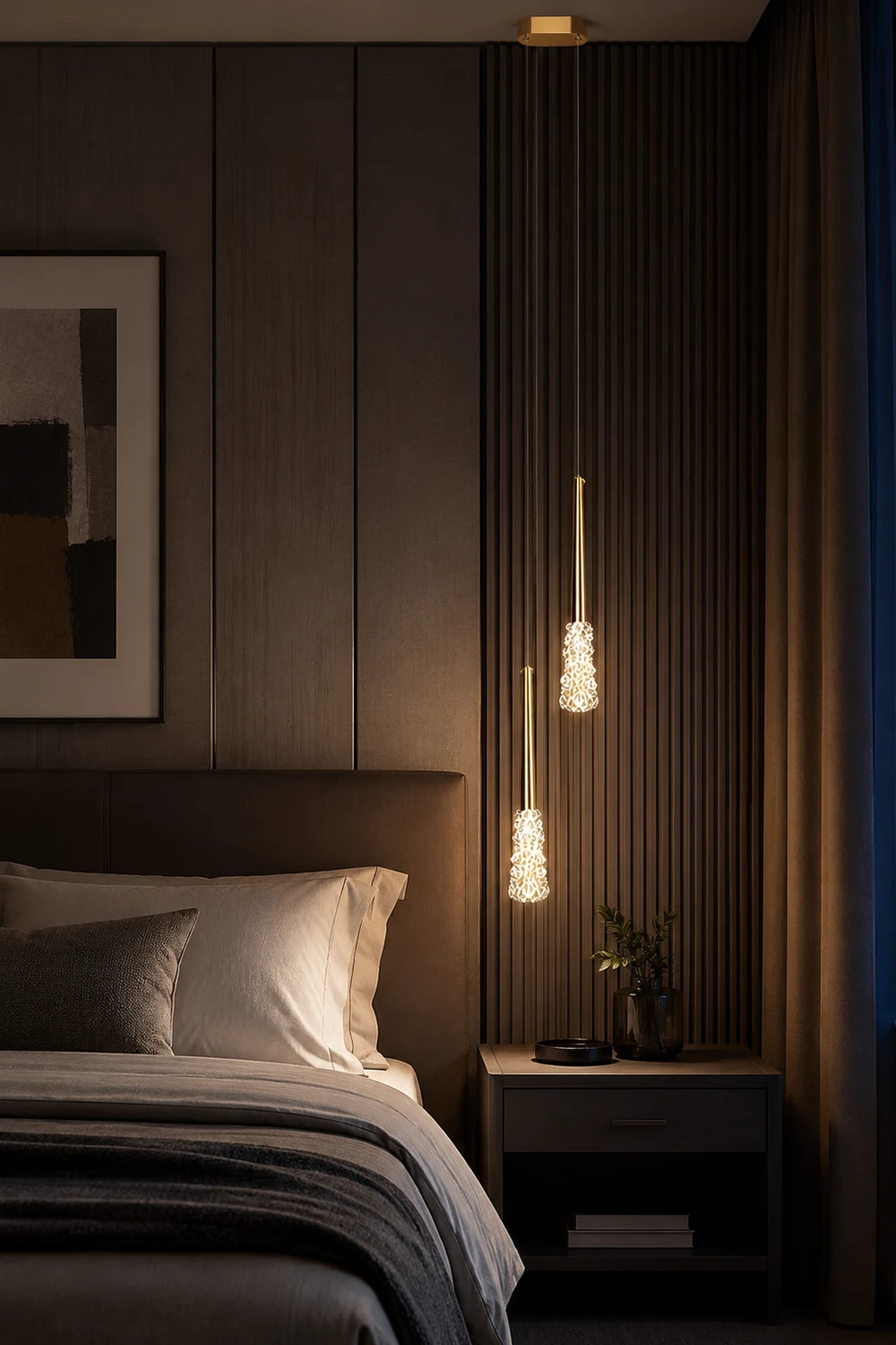 Mozzi Crystal Pendant Light - Lumpaz