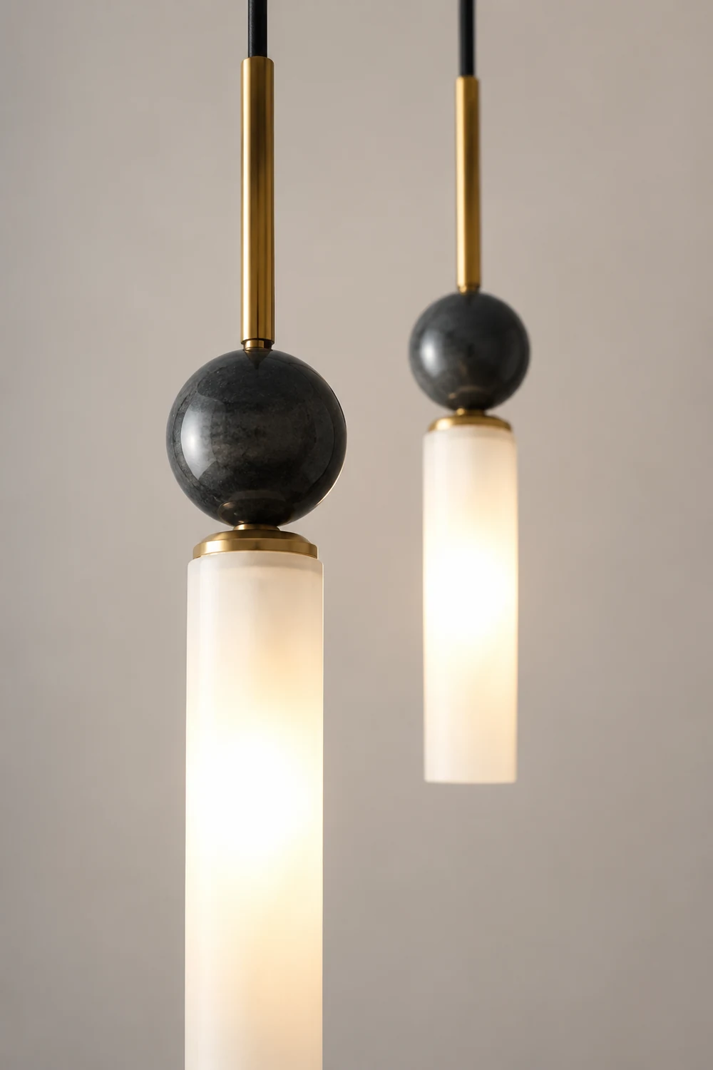 Marble Vertical Pendant Lamp - Lumpaz