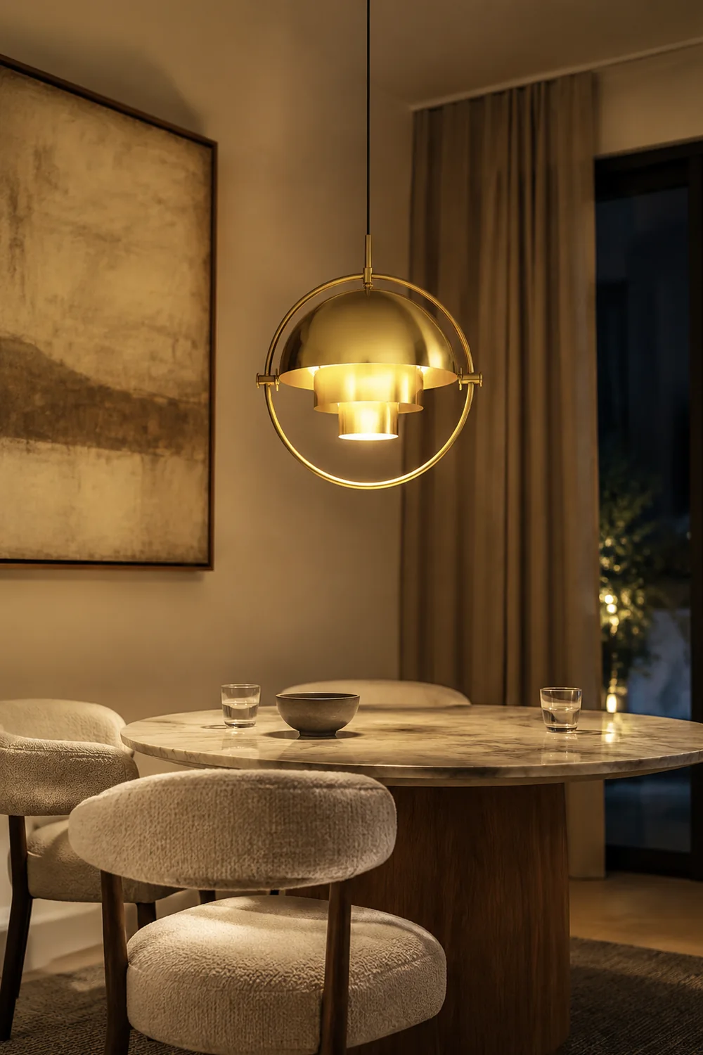 Deformed Ball Pendant Light - Lumpaz