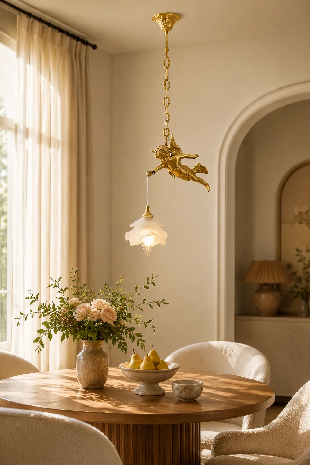 Vintage Angel Pendant Light - Lumpaz