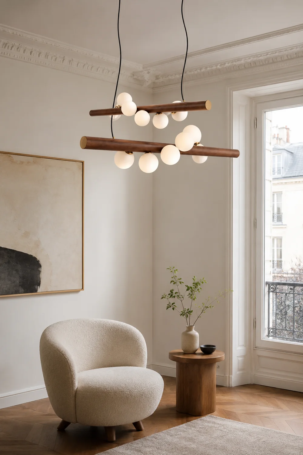 Scandinavian Wooden Pendant Lamp - Lumpaz