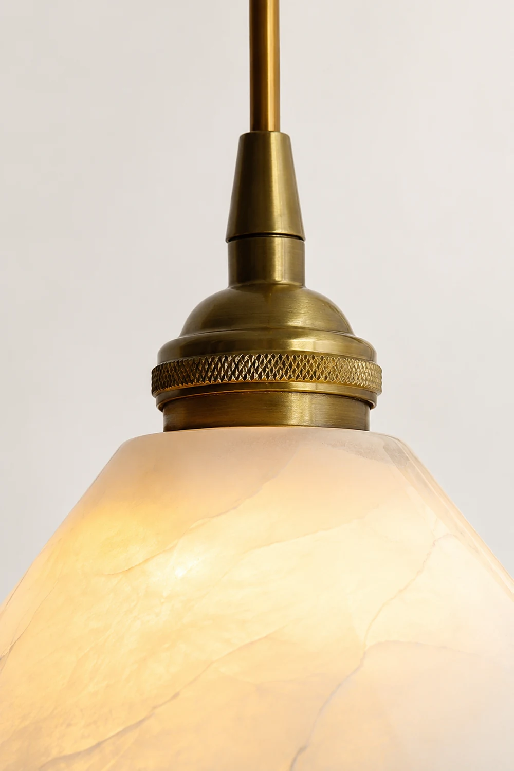 Conical Brass Pendant Lamp - Lumpaz