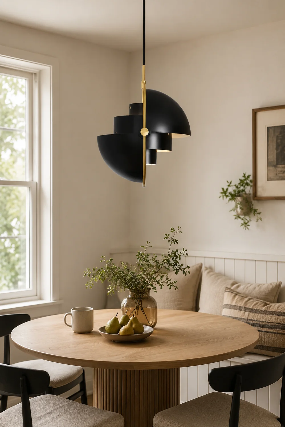 Modern Geometric Metal Pendant Light, Kitchen Island - Lumpaz