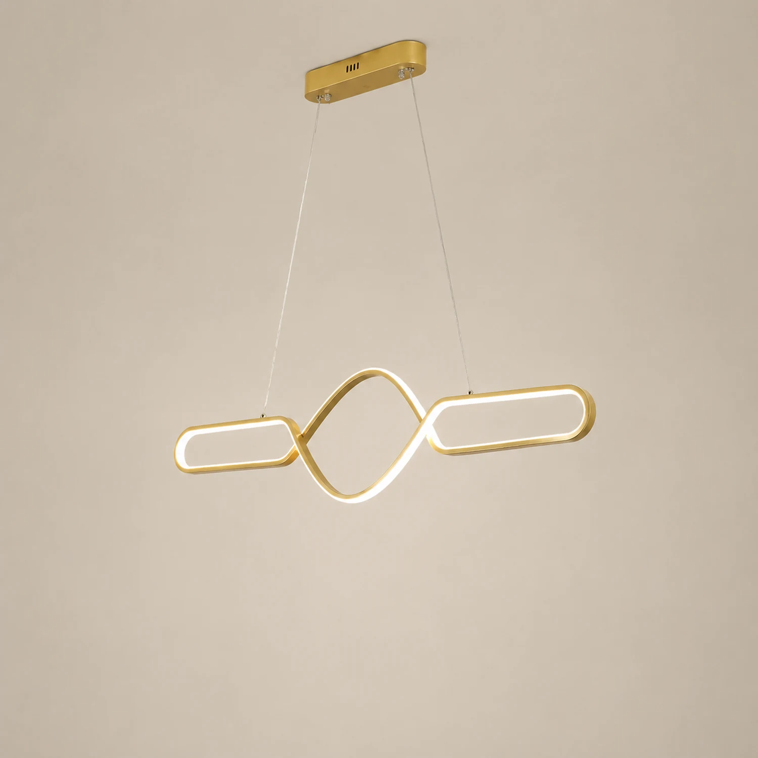 Bouvet Nordic Geometric Cross-Linear Pendant Light - Lumpaz