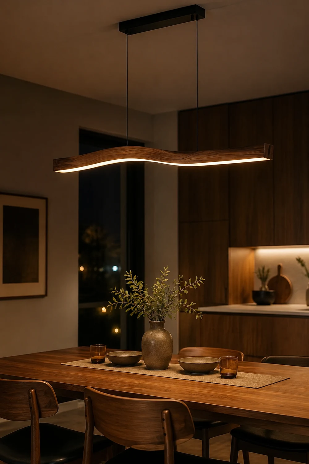 Camur Linear Pendant Light - Lumpaz