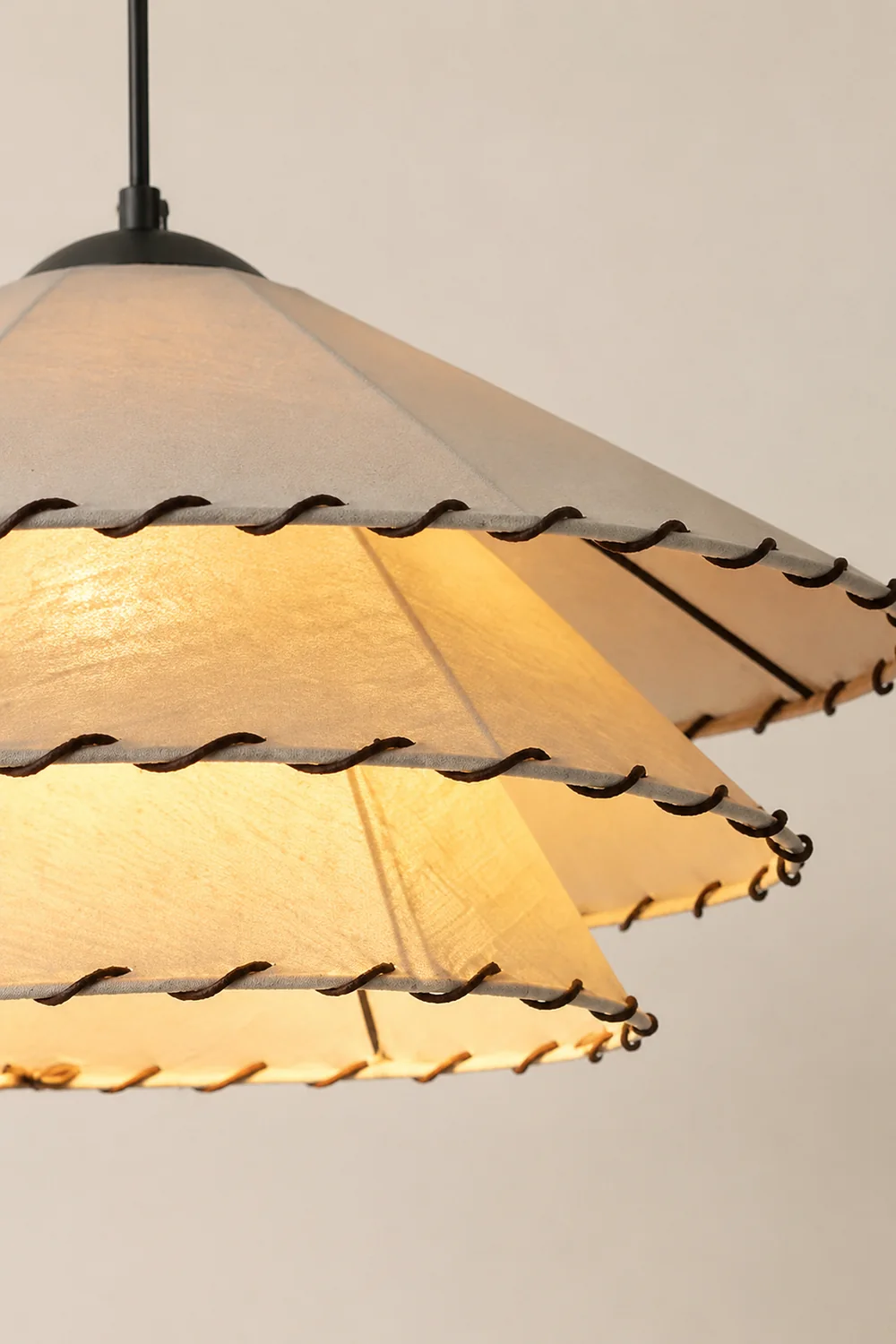 Lotus Leaf Fabric Pendant Light - Lumpaz
