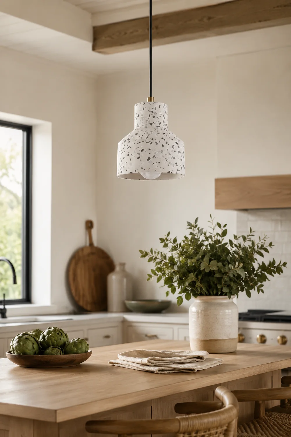 Morandi Pendant Light, Cement, Modern & Industrial, 4 Color - Lumpaz