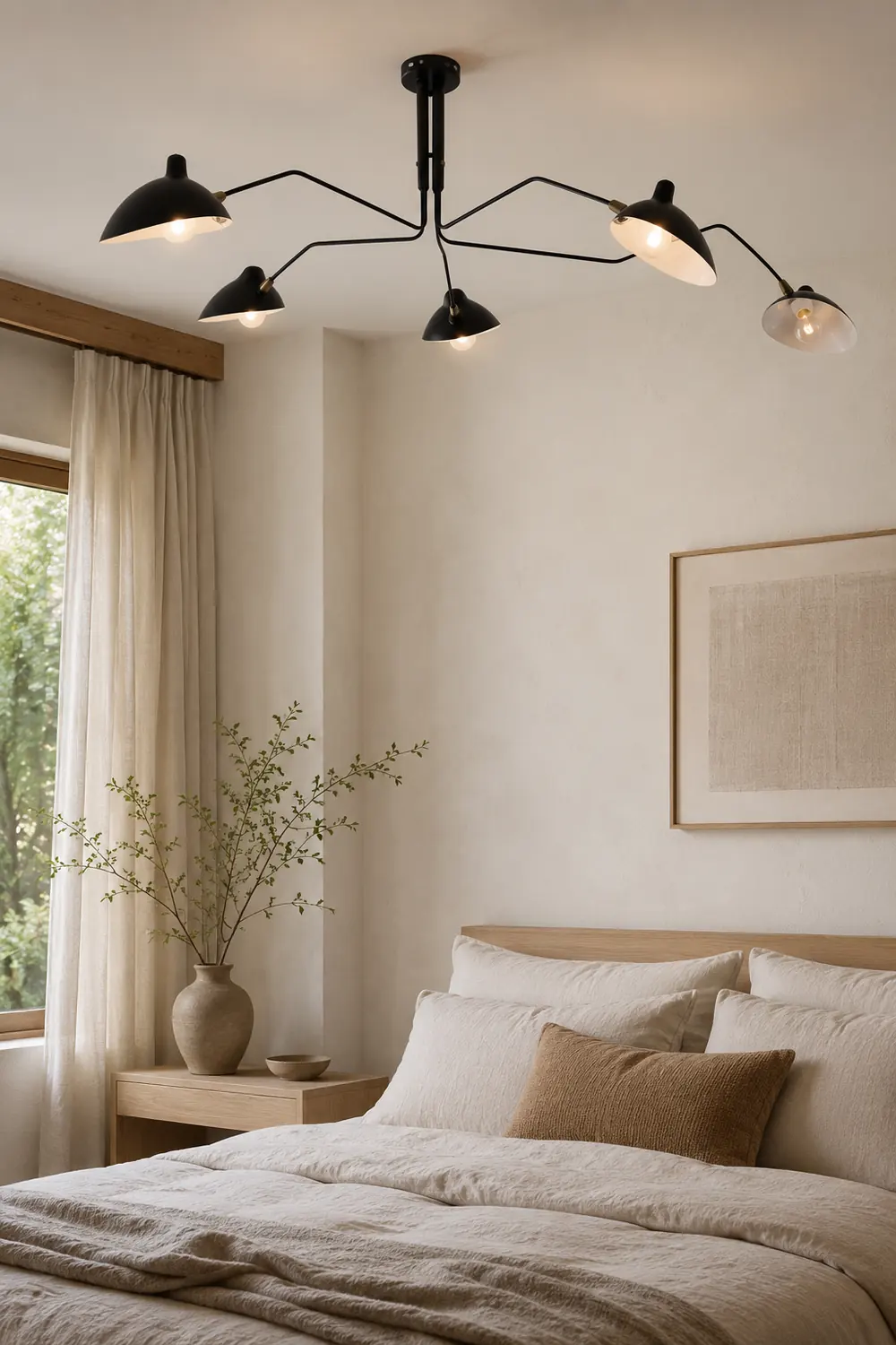 Schmitt Pendant Light Industry, Metal, Black, Study Room - Lumpaz