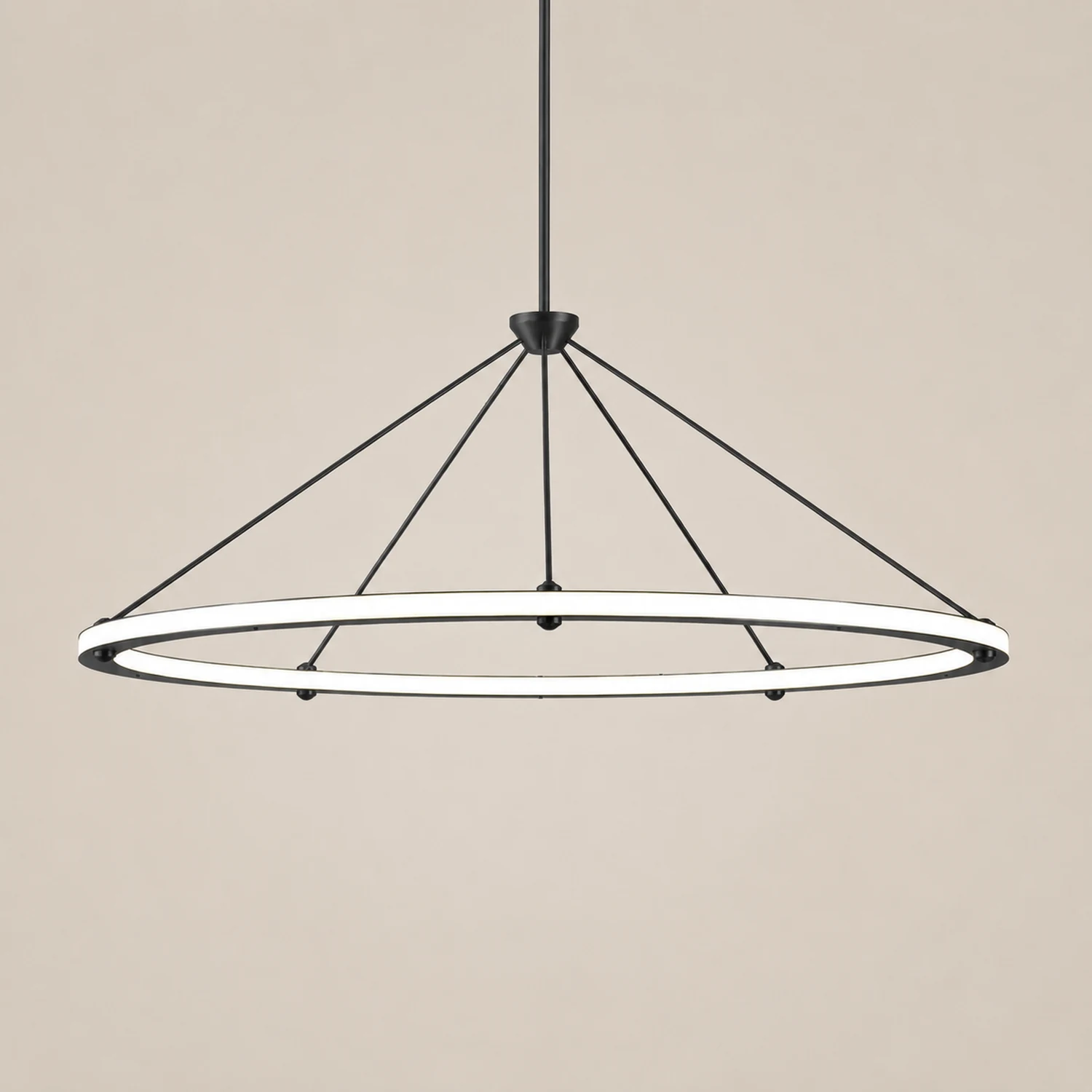 Cascading Ring Circle Pendant Lamp - Lumpaz